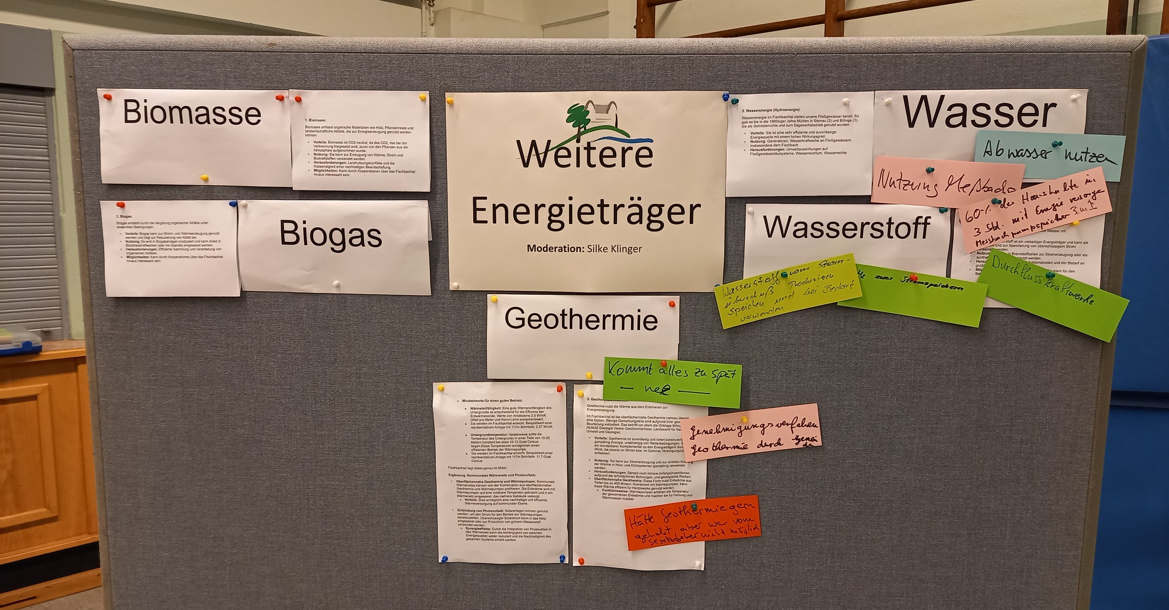 Srellwand weitere Energieträger